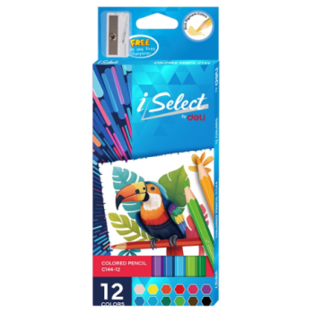 CRAYON DE COULEUR 12CLRS | COLORED PENCIL DEC144-12