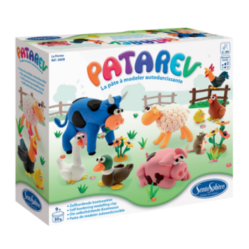 PÂTE À MODELER ANIMAUX DE FERME BF7-183 | PATAREV - SENTOSPHÈRE | JOUET POUR ENFANT