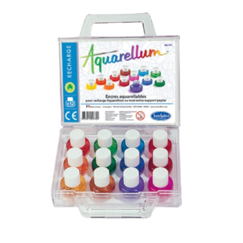 KIT DE PEINTURE | VALISETTE DE 12 ENCRES BF7-184 | AQUARELLUM - SENTOSPHÈRE