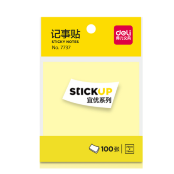 FEUILLES AUTOCOLLANTES 76*76MM | POST IT DE7737