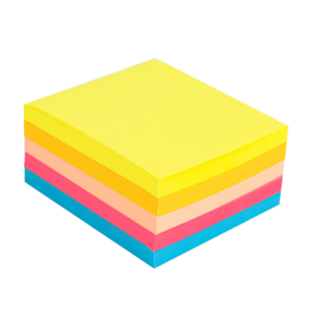 FEUILLES AUTOCOLLANTES 76*76MM COUL | POST IT DEA044