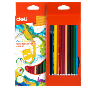 CRAYON DE COULEUR 12 CLRS | COLORED PENCIL DEC00700