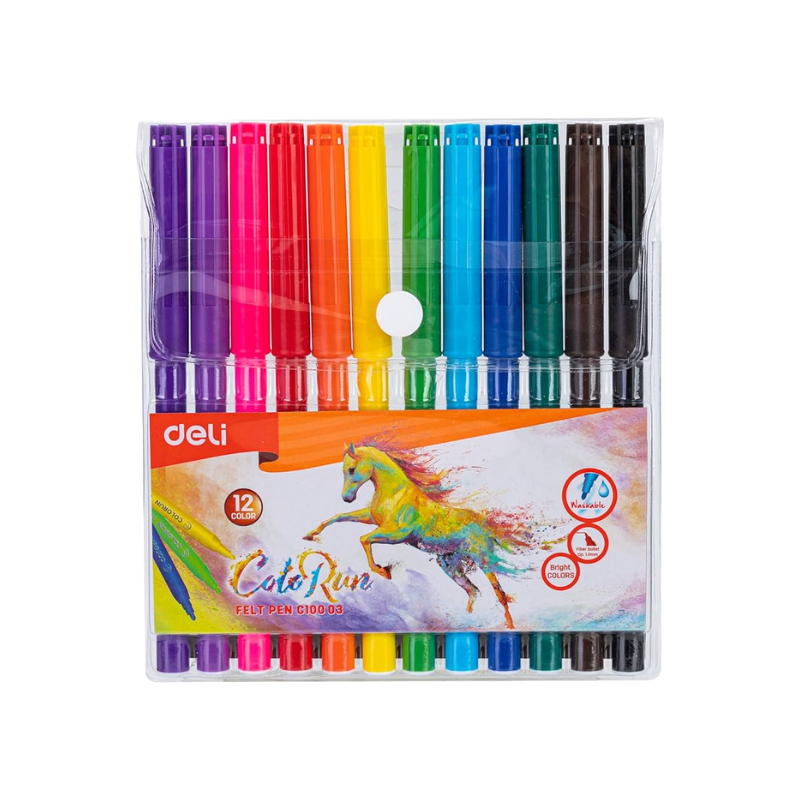 FEUTRE 12 CLRS | FELT PEN DEC10003