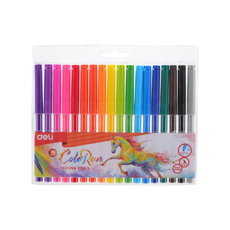 FEUTRE 18 CLRS | FELT PEN DEC10013