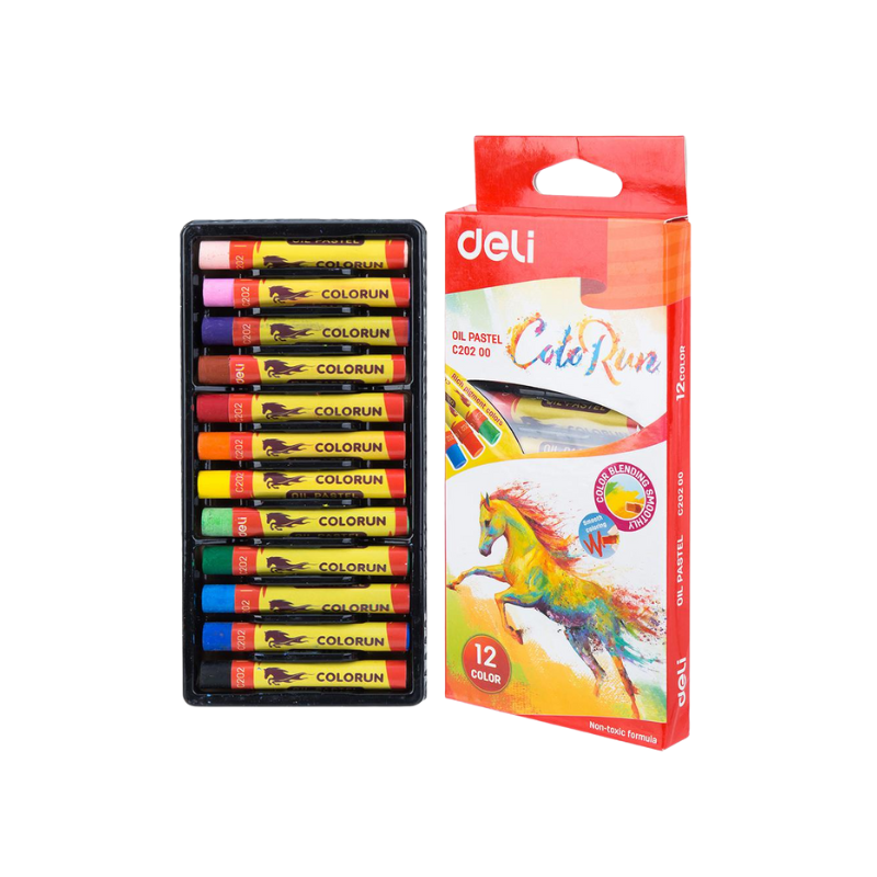 CRAYON 12 CLRS | OIL PASTEL DEC20200