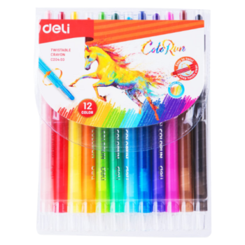 CRAYON DE CIRE RÉTRACTABLE12 CLRS | TWISTABLE CRAYON DEC20403