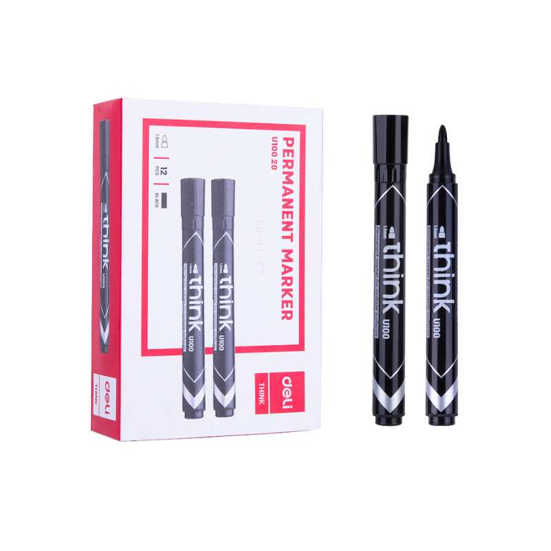 MARQUEUR PERMANENT CLR BLACK 1