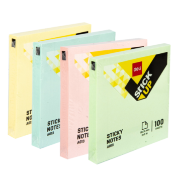 FEUILLETTES AUTOCOLLANTES 76*76 100FILS | POST IT DEA01303