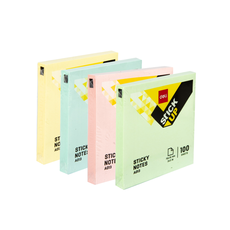 FEUILLETTES AUTOCOLLANTES 76*76 100FILS | POST IT DEA01303