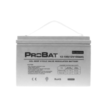 BATTERIE 100A SOLAIRE PURE GEL PROBAT