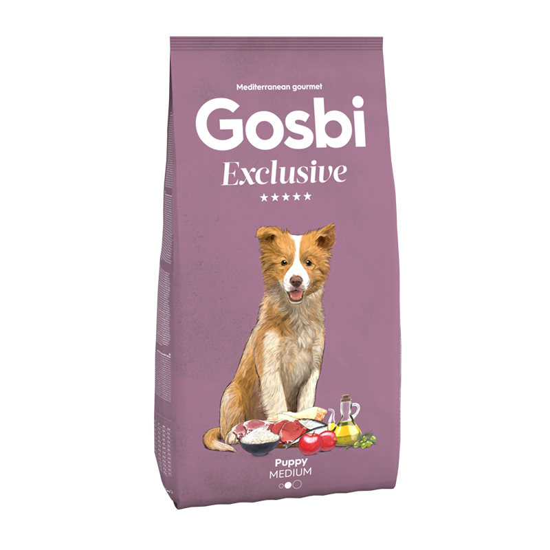 GOSBI EXCLUSIVE PUPPY MEDIUM 12KG
