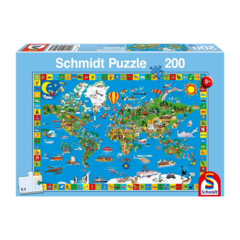 PUZZLE CARTE DU MONDE | 200...