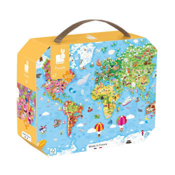 PUZZLE CARTE DU MONDE - 300...