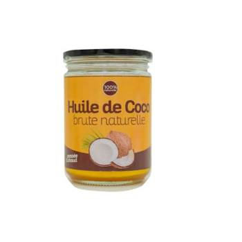 huile de coco brute naturelle