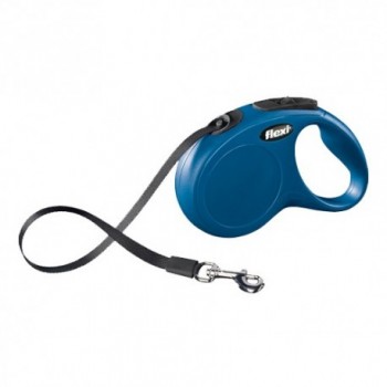 FLEXI NEW CLASSIC LAISSE NOIR / BLEU S 15KG