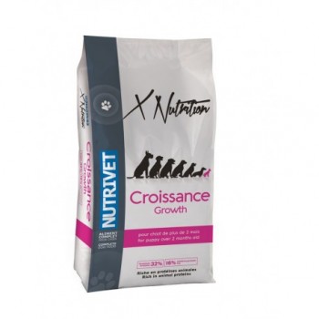 CROQUETTES NUTRIVET XNUTRITION CROISSANCE 32/16 20KG