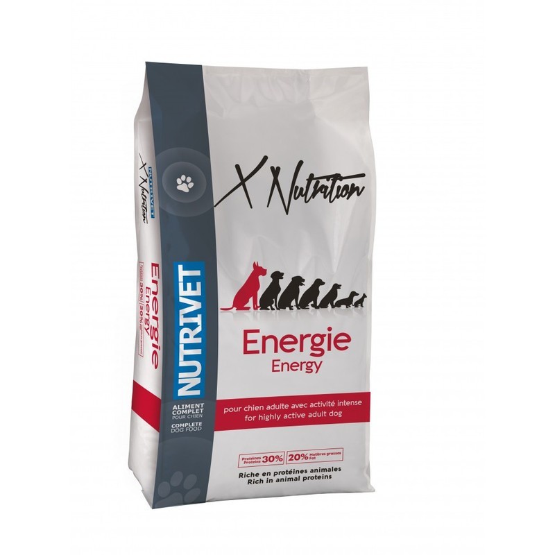 CROQUETTES NUTRIVET XNUTRITION ENERGY 30/20 20KG