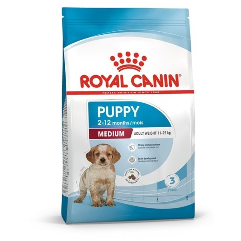 CROQUETTES ROYAL CANIN SHN MEDIUM PUPPY 15KG
