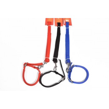 COLLIER + LAISSE GM (ROUGE/BLEU/NOIR)