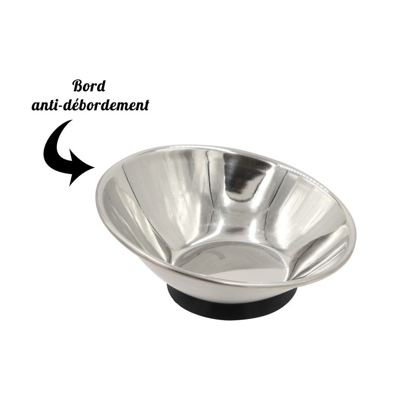 BOL INOX VENTOUSE ET INCLINE
