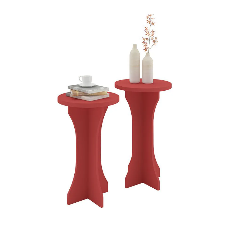 Pack 2 Tables d'appoint - SIDETABLE LUCK (2 SIDETABLES)