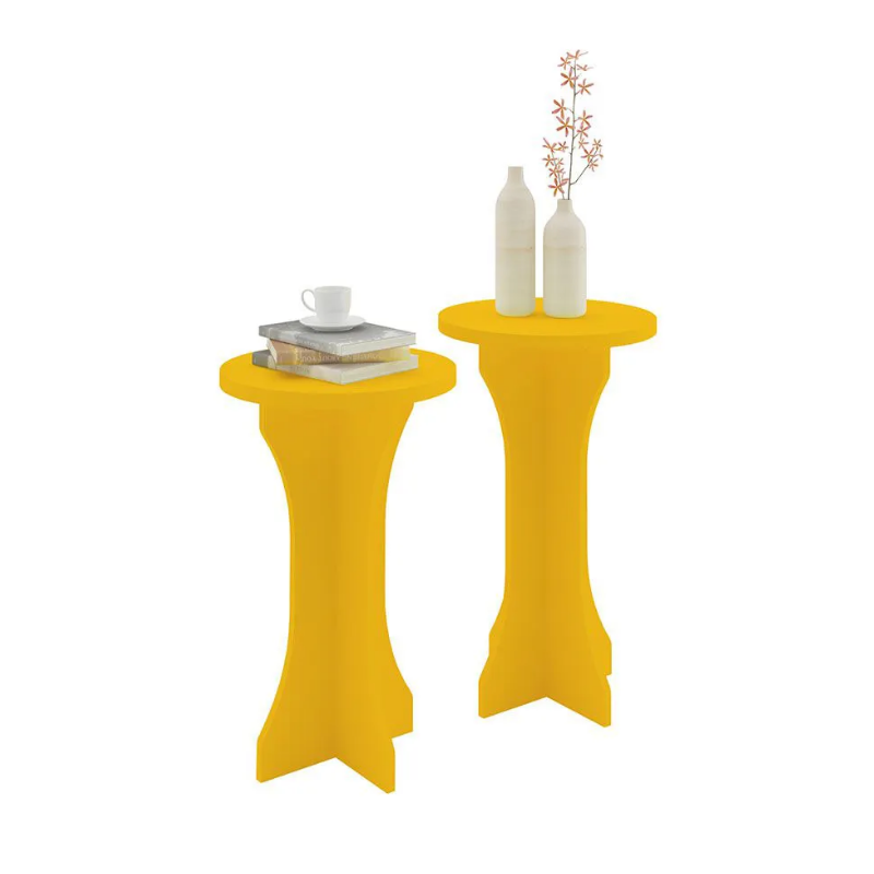 Pack 2 Tables d'appoint - SIDETABLE LUCK (2 SIDETABLES)