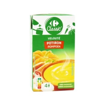 Velouté Potiron Classic Carrefour 1L | en brique