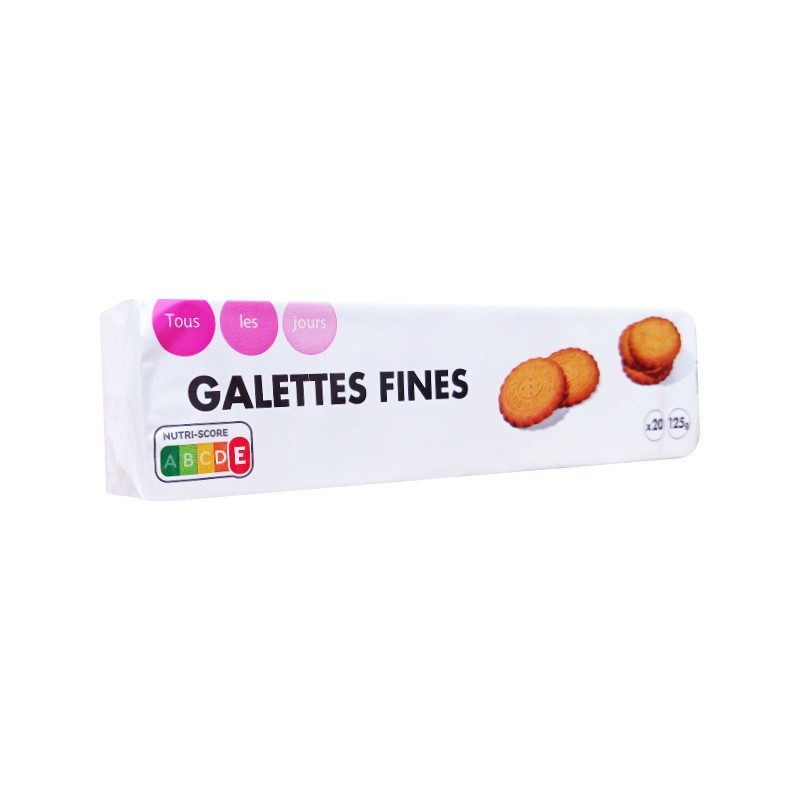 Galette fine au beurre Tous les jours 125g | Biscuit