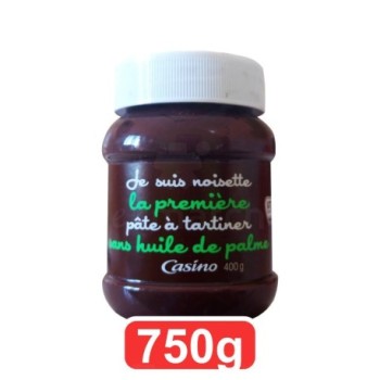 Pate à tartiner Casino 750g | Sans huile de palme