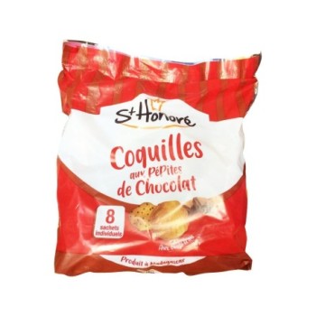 Coquilles au chocolat Saint Honoré 8 unités