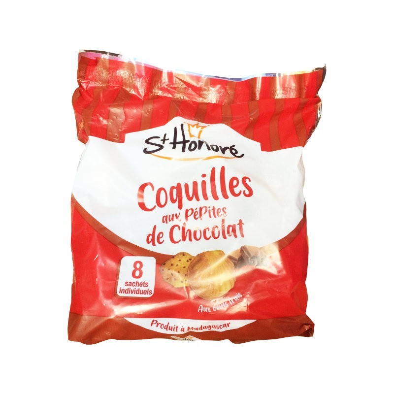 Coquilles au chocolat Saint Honoré 8 unités