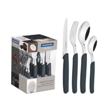 Couvert 24Pcs Carmel Bleu Marine