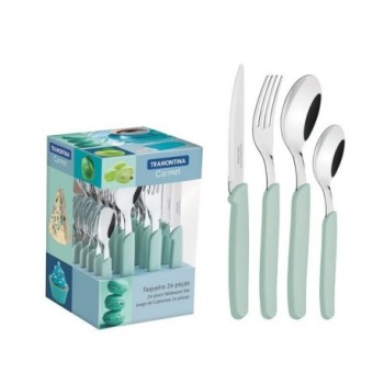 Couvert 24Pcs Carmel Bleu Dragée