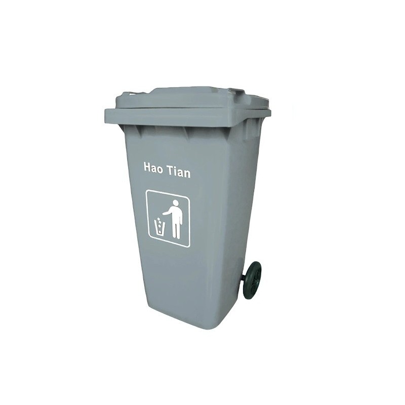 POUBELLE A ROULETTES 120L