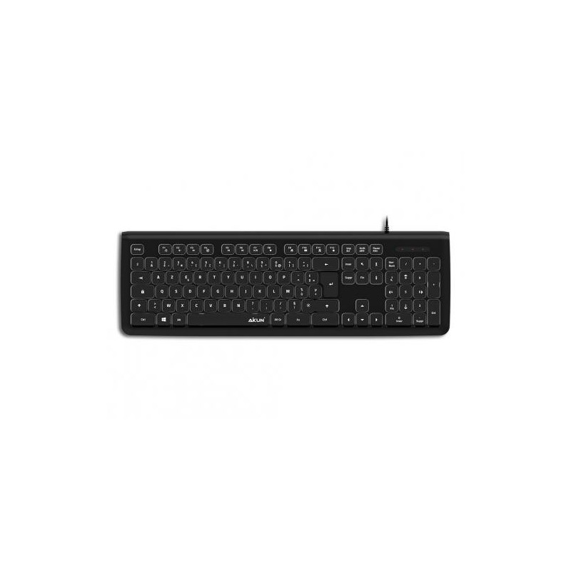 CLAVIER USB MULTIMÉDIA AVEC RÉTROÉCLAIRAGE