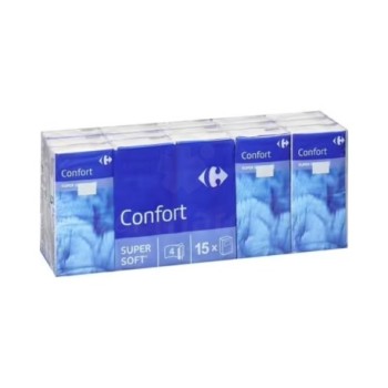 Mouchoir classic Carrefour 15 paquet de 9 mouchoir