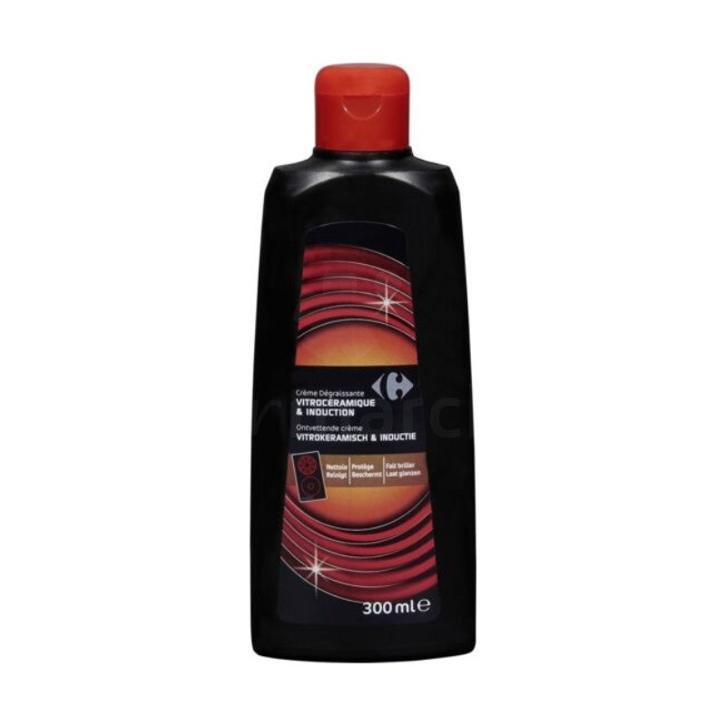 Crème nettoyante vitrocéramique induction Carrefour 300ml
