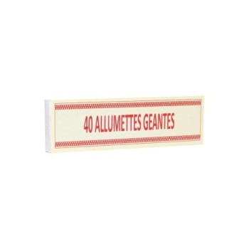Allumette géantes 40 pièces