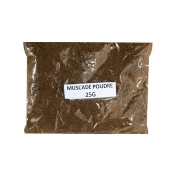Muscade en poudre 25g | Épices de Madagascar