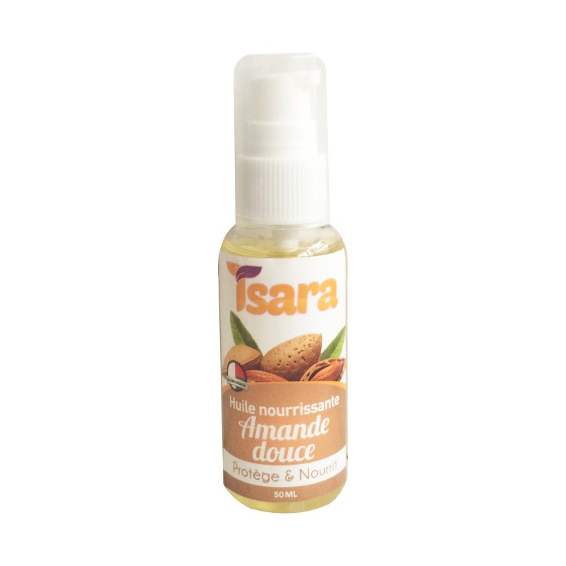 Huile nourrissante amande douce Tsara 50ml | Protège et nourrit
