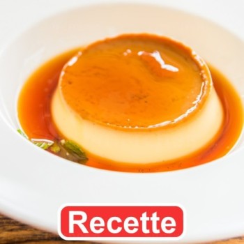 Ingrédients flan pâtissier sans pâte