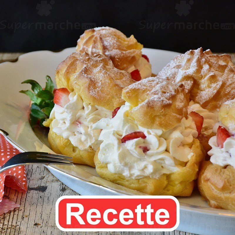 Ingrédients pâtes à choux