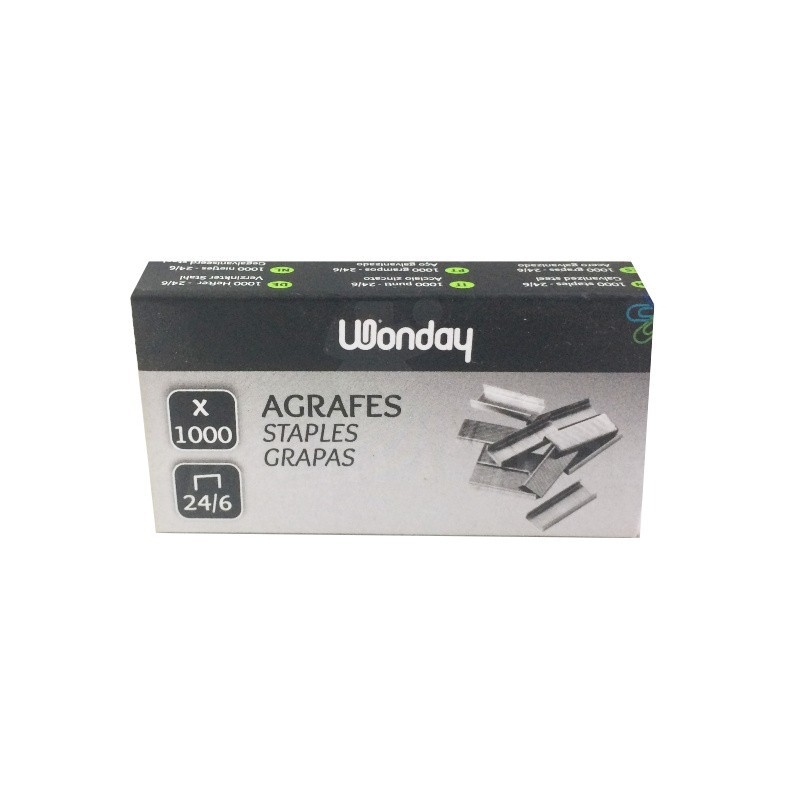 Agrafe 24/6 Wonday | 48x32x58 | Boîte de 1000