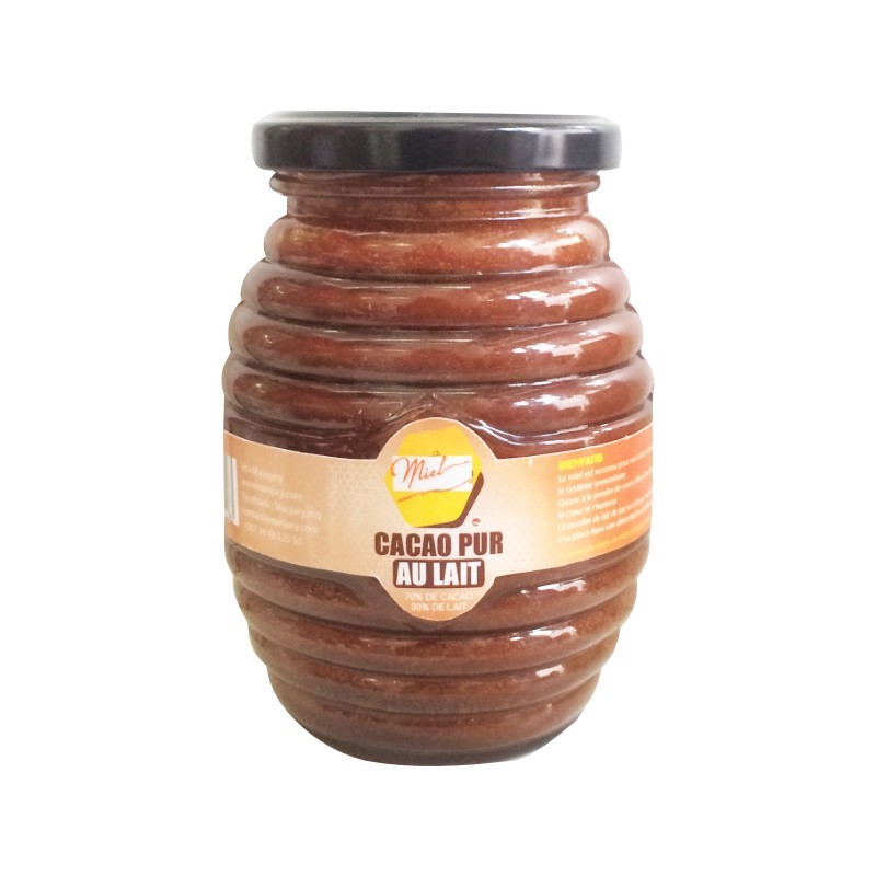 Miel au cacao pur et au lait Manjary