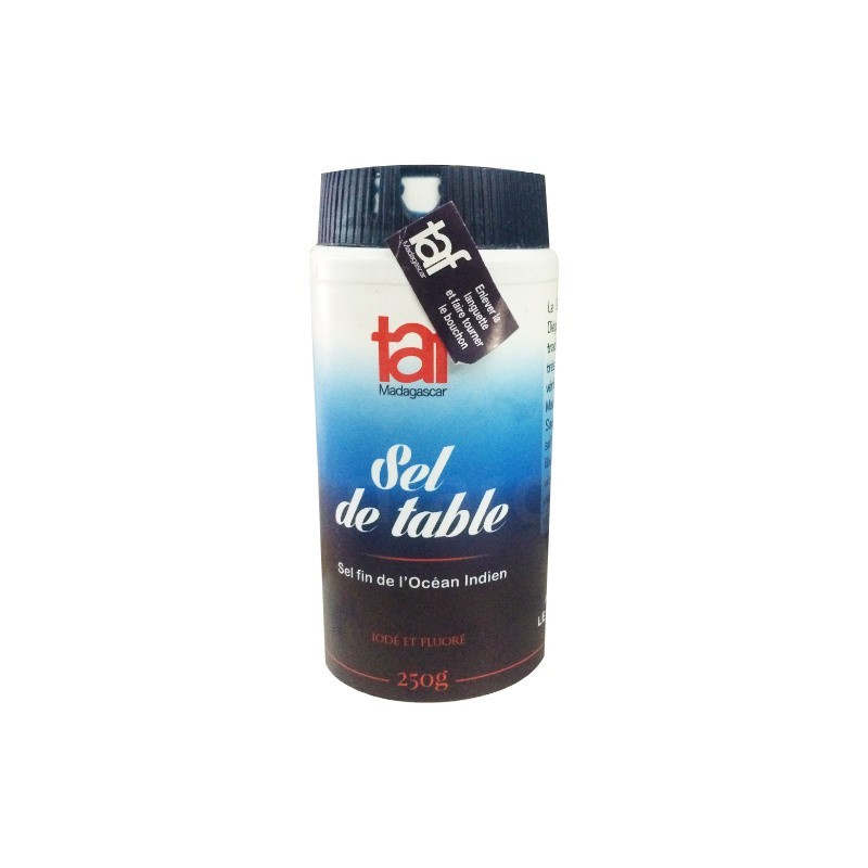 Sel De Table Taf 250g | Iodé et fluoré
