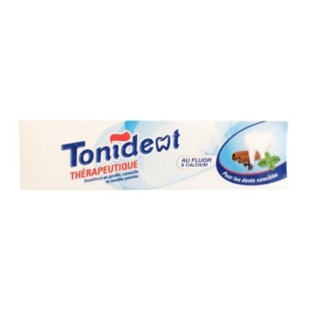 Dentifrice Thérapeutique au fluor plus Calcium Tonident 75g | Pour les dents sensibles avec girofle