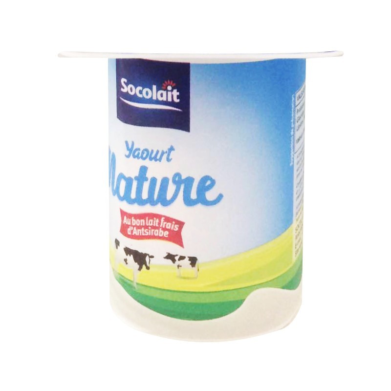Yaourt nature sans sucre  Socolait 100g