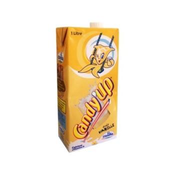 Lait à la Vanille en brique Candy Up 1L | Source Naturelle de Calcium