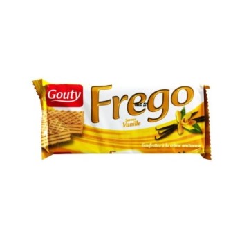 Gaufrette Frego Vanille Gouty 46g | 8 gaufrettes à la crème onctueuse