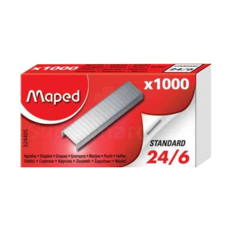 Agrafe 24/6 Maped | 48x32x58 | Boîte de 1000